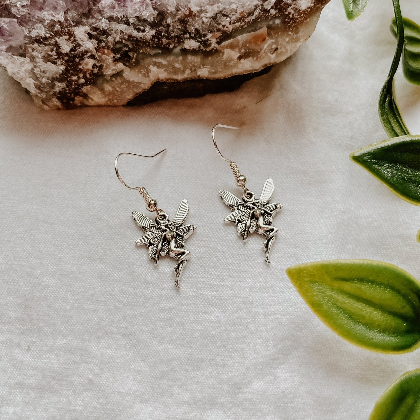 Silver Fairy Earrings