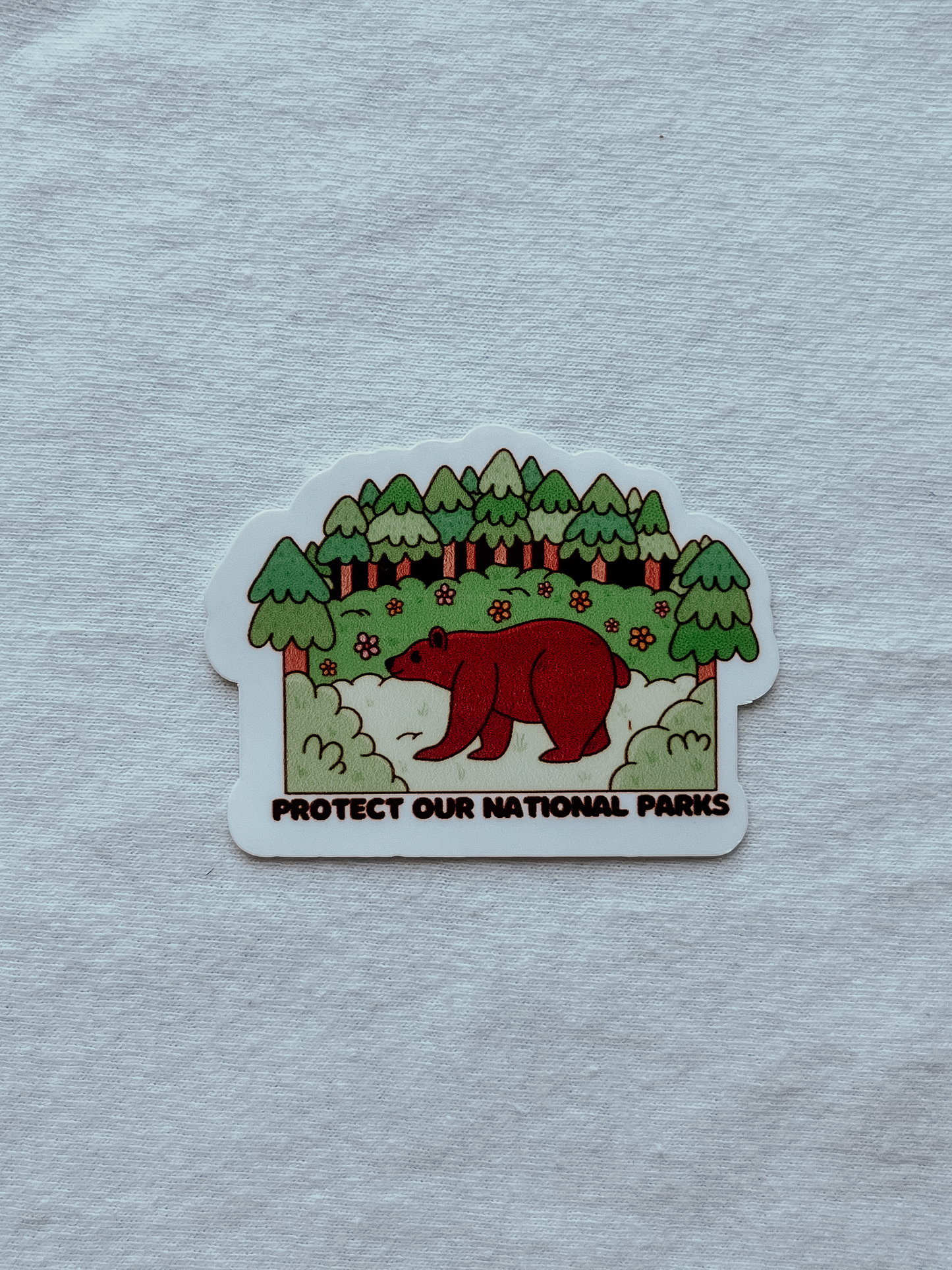 Protect National Parks Waterproof Sticker