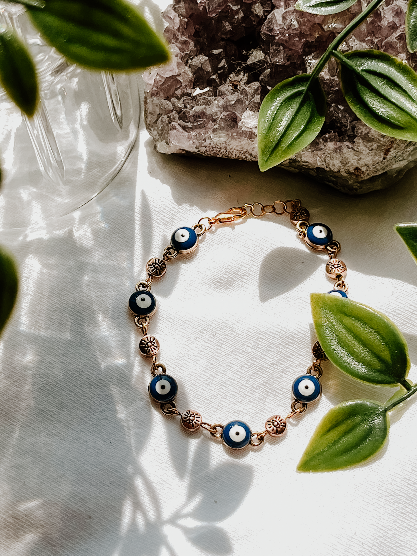 Gold Evil Eye Bracelet